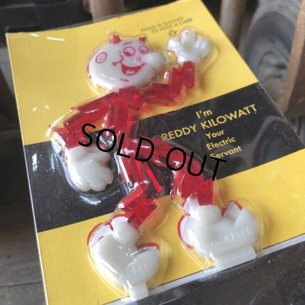 画像6: 60s〜 Vintage REDDY KILOWATT Standing Business Card Holder Figure N.O.S (M583) (6)