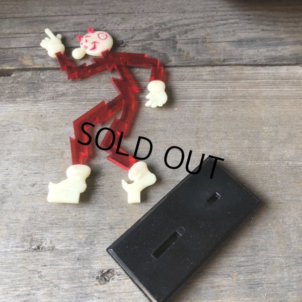 画像5: 〜50s Vintage REDDY KILOWATT Standing Business Card Holder Figure N.O.S (M584) (5)