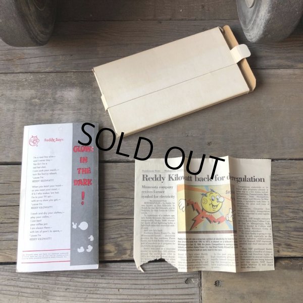 画像4: 60s〜 Vintage REDDY KILOWATT Standing Business Card Holder Figure N.O.S (M583) (4)