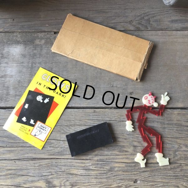 画像2: 〜50s Vintage REDDY KILOWATT Standing Business Card Holder Figure N.O.S (M584) (2)