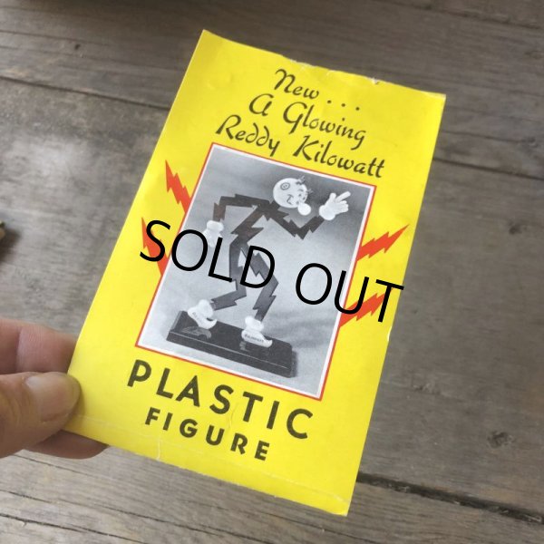 画像7: 〜50s Vintage REDDY KILOWATT Standing Business Card Holder Figure N.O.S (M584) (7)