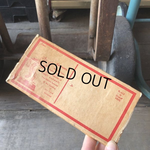 画像16: 〜50s Vintage REDDY KILOWATT Standing Business Card Holder Figure N.O.S (M584) (16)