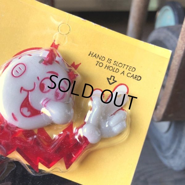 画像5: 60s〜 Vintage REDDY KILOWATT Standing Business Card Holder Figure N.O.S (M583) (5)