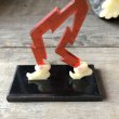 画像4: 〜50s Vintage REDDY KILOWATT Standing Business Card Holder Figure (M585) (4)