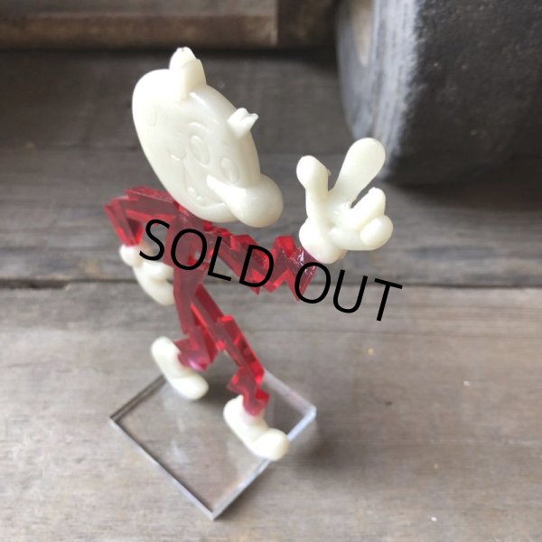画像6: 60s〜 Vintage REDDY KILOWATT Standing Business Card Holder Figure As is... (M590) (6)