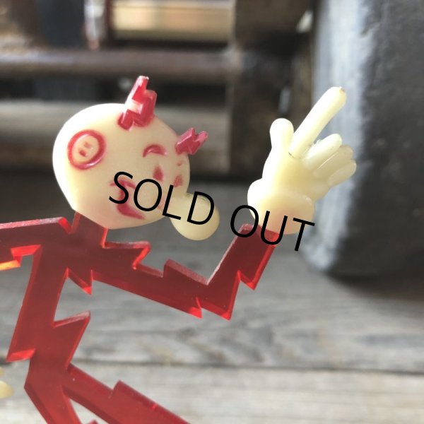 画像8: 〜50s Vintage REDDY KILOWATT Standing Business Card Holder Figure (M589) (8)