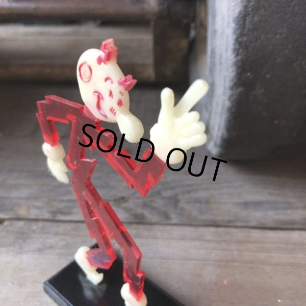 画像2: 〜50s Vintage REDDY KILOWATT Standing Business Card Holder Figure (M587) (2)