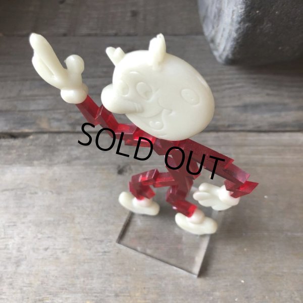 画像3: 60s〜 Vintage REDDY KILOWATT Standing Business Card Holder Figure As is... (M590) (3)