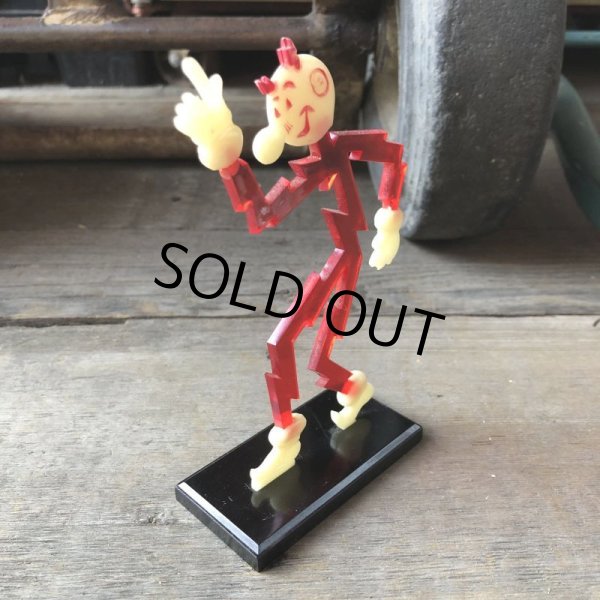 画像6: 〜50s Vintage REDDY KILOWATT Standing Business Card Holder Figure (M589) (6)