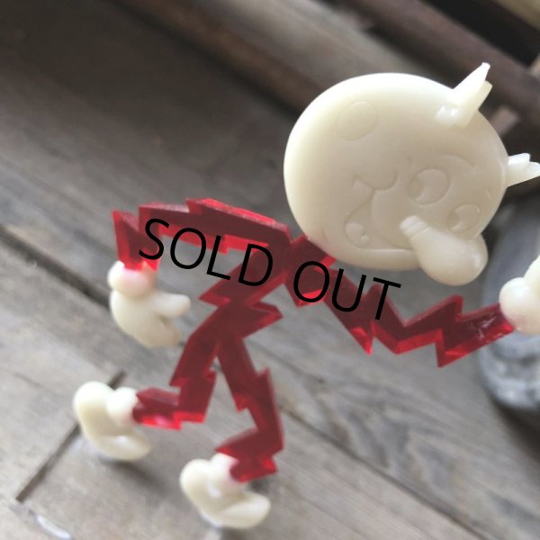 画像10: 60s〜 Vintage REDDY KILOWATT Standing Business Card Holder Figure As is... (M590) (10)