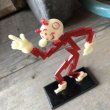 画像2: 〜50s Vintage REDDY KILOWATT Standing Business Card Holder Figure (M589) (2)