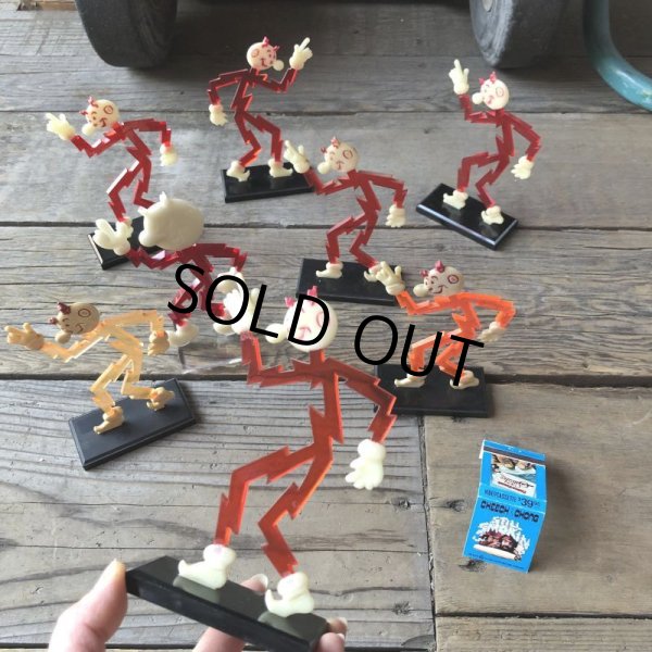 画像13: 〜50s Vintage REDDY KILOWATT Standing Business Card Holder Figure (M585) (13)
