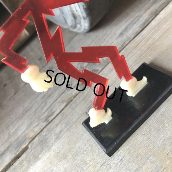 画像9: 〜50s Vintage REDDY KILOWATT Standing Business Card Holder Figure (M588) (9)