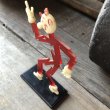 画像4: 〜50s Vintage REDDY KILOWATT Standing Business Card Holder Figure (M586) (4)