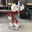 画像9: 60s〜 Vintage REDDY KILOWATT Standing Business Card Holder Figure As is... (M590) (9)