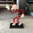 画像1: 〜50s Vintage REDDY KILOWATT Standing Business Card Holder Figure (M588) (1)