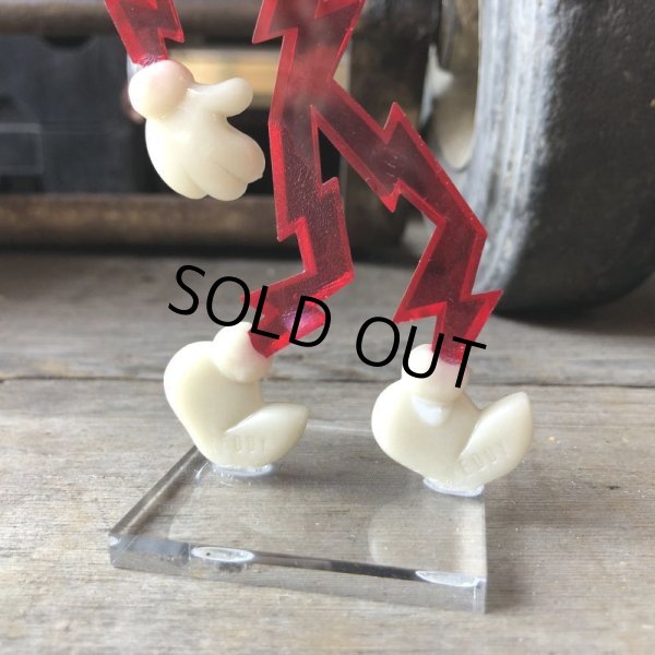 画像8: 60s〜 Vintage REDDY KILOWATT Standing Business Card Holder Figure As is... (M590) (8)