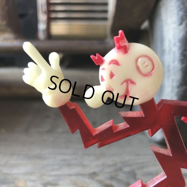 画像3: 〜50s Vintage REDDY KILOWATT Standing Business Card Holder Figure (M588) (3)