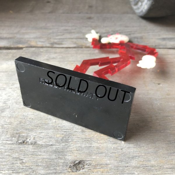 画像4: 〜50s Vintage REDDY KILOWATT Standing Business Card Holder Figure (M587) (4)