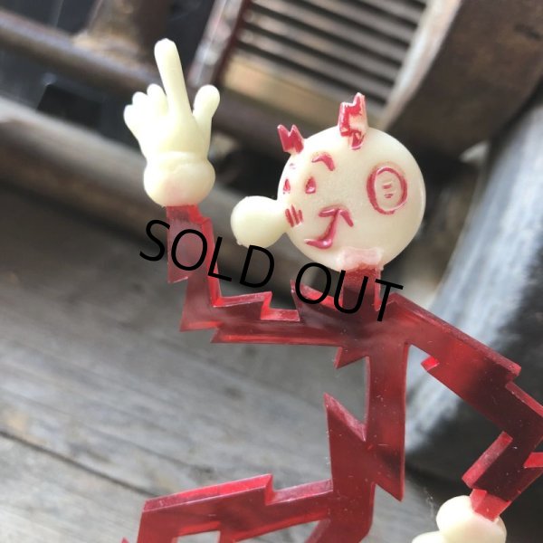 画像6: 〜50s Vintage REDDY KILOWATT Standing Business Card Holder Figure (M587) (6)