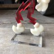 画像2: 60s〜 Vintage REDDY KILOWATT Standing Business Card Holder Figure As is... (M590) (2)