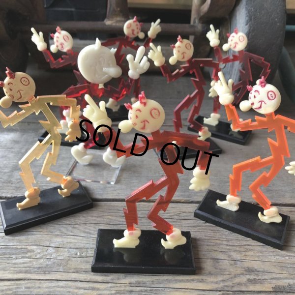 画像14: 60s〜 Vintage REDDY KILOWATT Standing Business Card Holder Figure As is... (M590) (14)