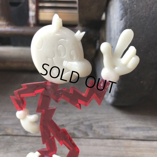 画像7: 60s〜 Vintage REDDY KILOWATT Standing Business Card Holder Figure As is... (M590) (7)