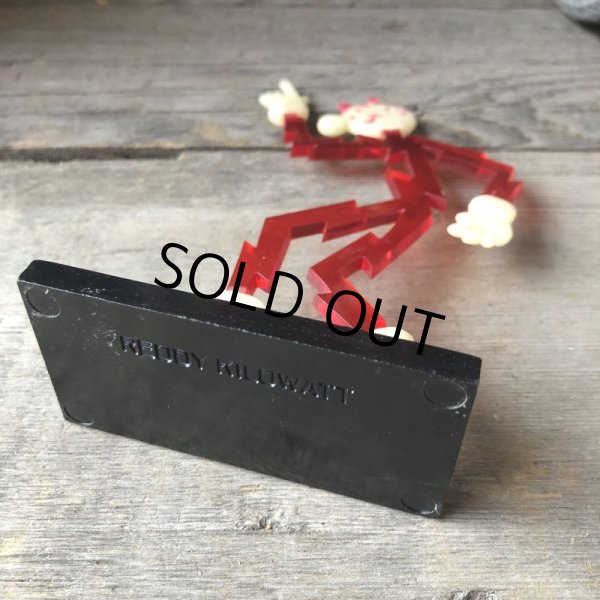 画像11: 〜50s Vintage REDDY KILOWATT Standing Business Card Holder Figure (M589) (11)