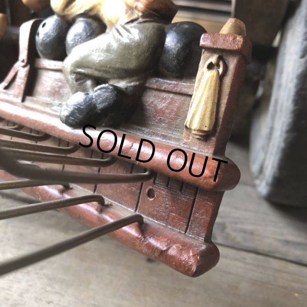 画像9: 50s Vintage Bowling Tie Belt Holder Wall Rack (M591) (9)