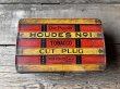 画像16: Antique Advertising HOUDE'S Co. NO.1 Cut Plug Tobacco Trunk Tin Box (M600) (16)