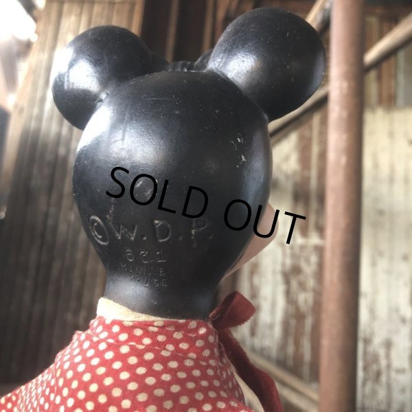 画像9: Vintage Gund Hand Puppet Doll Disney Minnie Mouse (M603) (9)