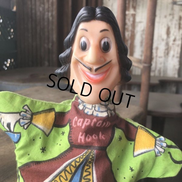 画像13: Vintage Gund Hand Puppet Doll Disney Peter Pan , Wendy , Captain Hook SET (M603) (13)