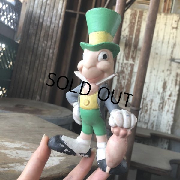画像12: Vintage Disney Pinocchio Jiminy Cricket Rubber Doll (M615)  (12)
