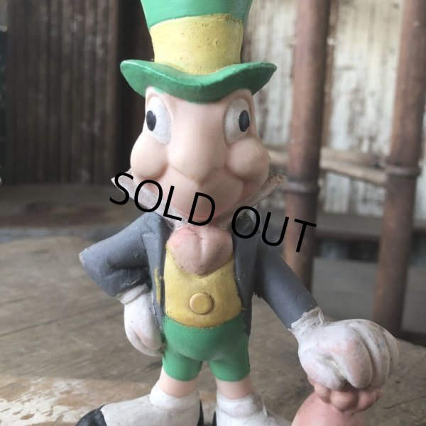 画像7: Vintage Disney Pinocchio Jiminy Cricket Rubber Doll (M615)  (7)