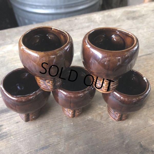 画像13: 50s Vintage SKULL " LAY OFF " Poison Decanter Bottle w/Shot Glass (B618) (13)