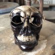 画像17: 50s MADE IN JAPAN Skull w/Glasses Ceramic Ashtray (M621) (17)