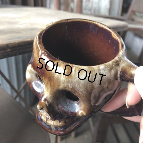 画像2: 50s MADE IN JAPAN Skull Mug (M620) (2)