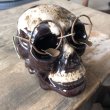 画像12: 50s MADE IN JAPAN Skull w/Glasses Ceramic Ashtray (M621) (12)