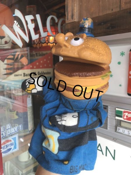 画像13: 70s Vintage McDonalds Officer Big Mac Police Hand Puppet (M623) (13)