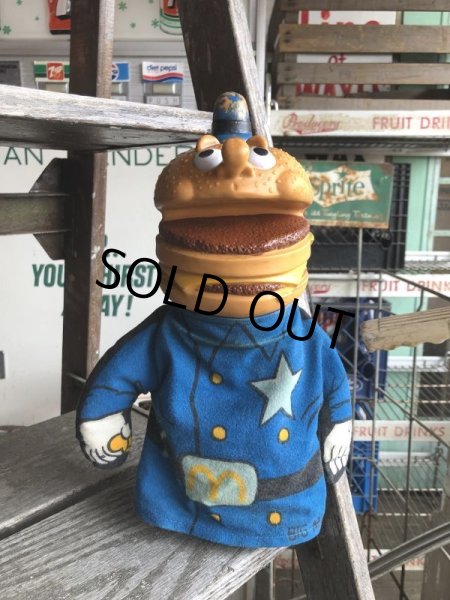 画像5: 70s Vintage McDonalds Officer Big Mac Police Hand Puppet (M623) (5)