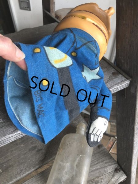 画像4: 70s Vintage McDonalds Officer Big Mac Police Hand Puppet (M623) (4)