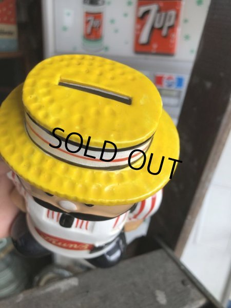 画像10: Vintage Advertising Trunz Butcher Ceramic Coin Bank Brooklyn N.Y (M624) (10)