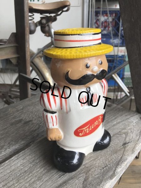 画像2: Vintage Advertising Trunz Butcher Ceramic Coin Bank Brooklyn N.Y (M624) (2)