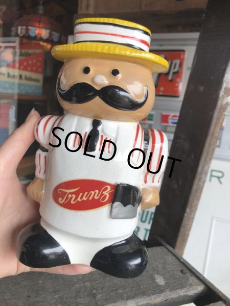 画像12: Vintage Advertising Trunz Butcher Ceramic Coin Bank Brooklyn N.Y (M624) (12)