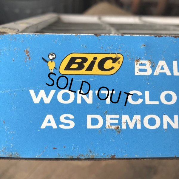 画像7: Vintage BIC Ballpoint Pen Advertising Store Display Rack (M625) (7)