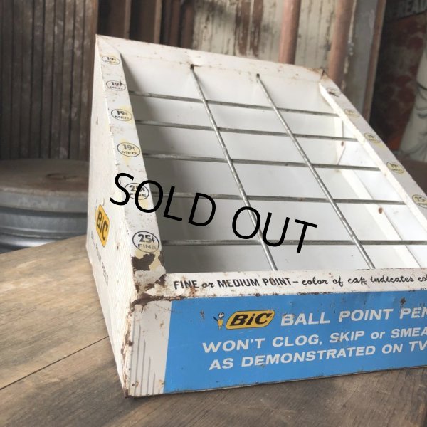 画像6: Vintage BIC Ballpoint Pen Advertising Store Display Rack (M625) (6)