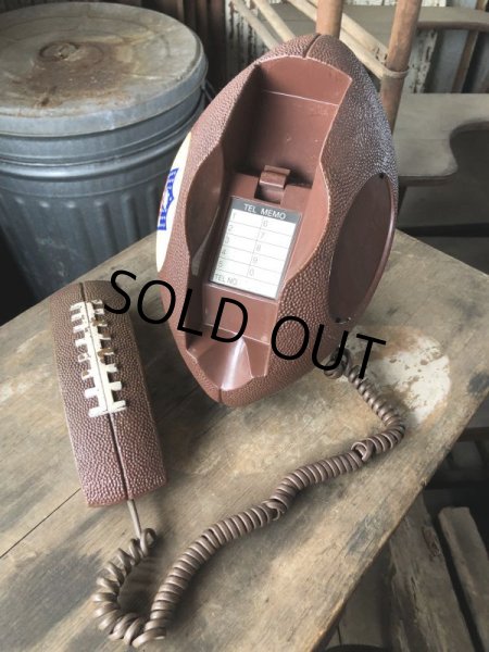 画像3: 80s Vintage NFL Football Telephone (B613) (3)
