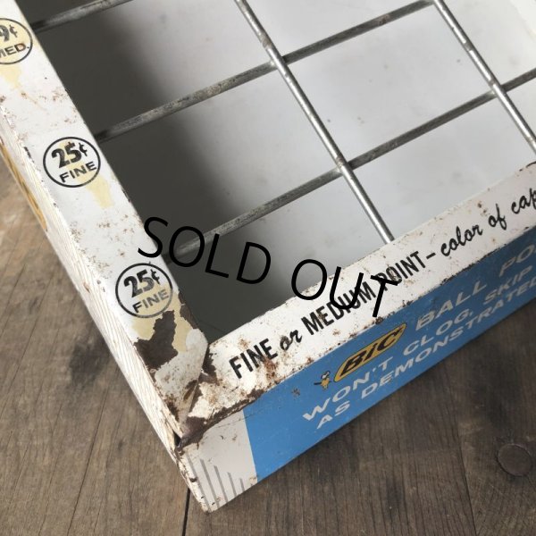 画像13: Vintage BIC Ballpoint Pen Advertising Store Display Rack (M625) (13)
