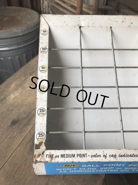 画像10: Vintage BIC Ballpoint Pen Advertising Store Display Rack (M625) (10)
