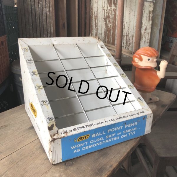画像25: Vintage BIC Ballpoint Pen Advertising Store Display Rack (M625) (25)
